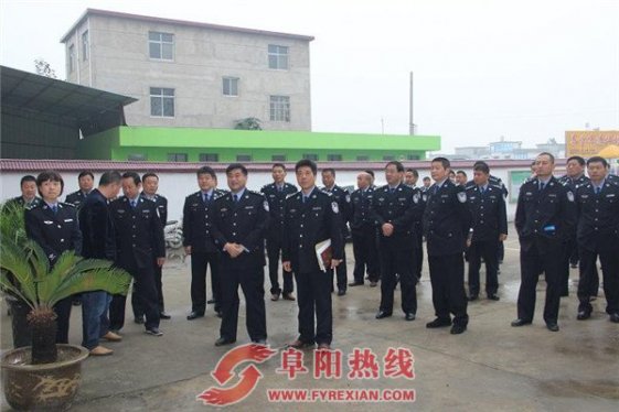 阜阳市公安系统考察观摩西城郭洼社区警务室建设