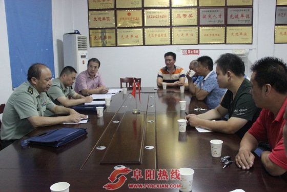 界首市武装部到西城街道调研指导征兵工作