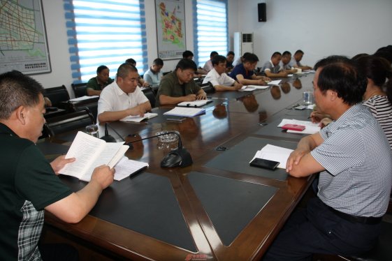 界首住建委认真学习贯彻全市党的建设工作会议精神