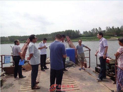 界首市舒庄镇开展渡口安全大检查迎夏汛