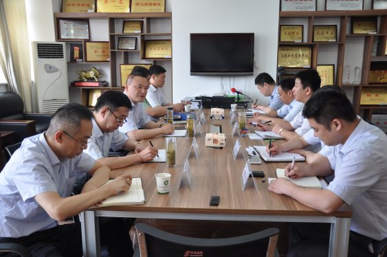 安徽国寿总经理林守道来阜调研国寿新办公大楼项目