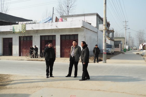 赵学民到新马集镇督查农村环境整治工作