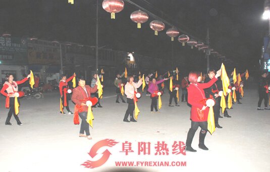 界首大黄镇腰鼓舞引领文明乡风