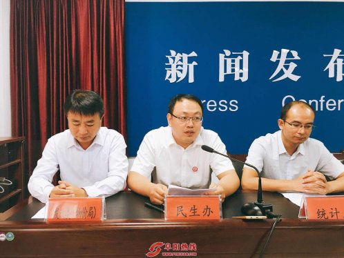 2018年颍泉区民生工程工作新闻发布会