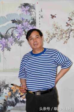 画家赵明锤莅临太和县文化艺术交流中心