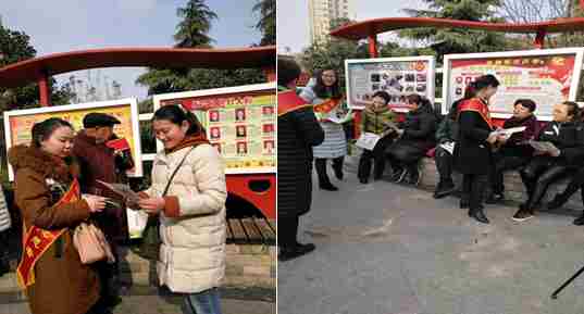 颍西办积极打通民生工程宣传最后一公里