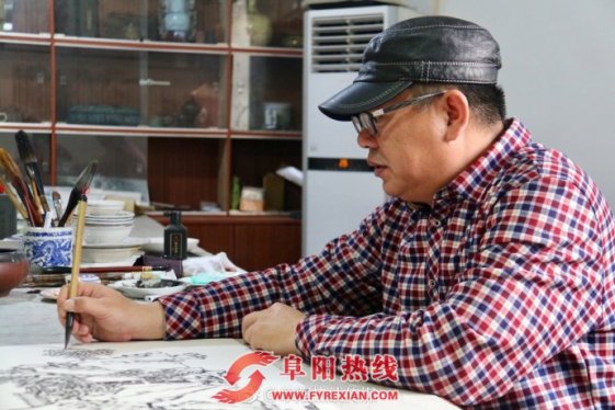 著名画家李清坪做客太和文化艺术交流中心