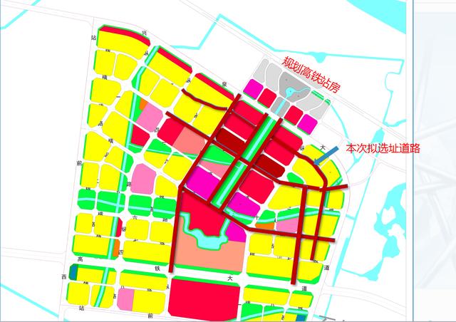 郑阜高铁临泉站道路路网建设工程(11条道路）项目选址公布