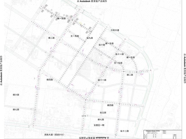 郑阜高铁临泉站道路路网建设工程(11条道路）项目选址公布