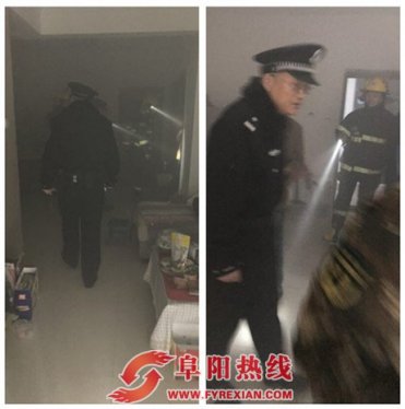 八旬老人出门忘关火 民警及时赶到化险情