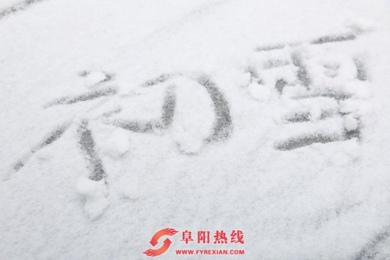 2018年阜阳的第一场雪，多图直击