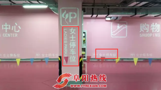 阜阳首次出现“女士停车位”