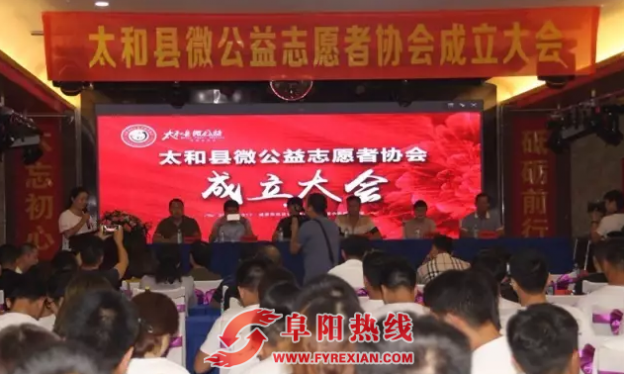 太和县微公益志愿者协会成立