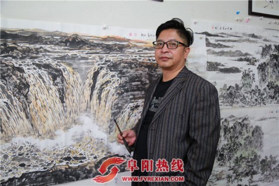 著名画家张文新做客太和文化艺术交流中心