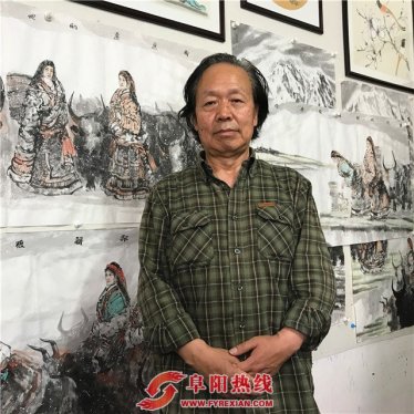 著名画家张卫平做客太和文化艺术交流中心