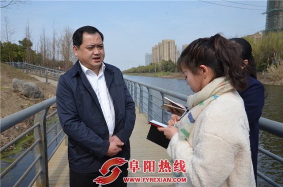 阜南打造城市水系景观 魅力阜南再添新活力