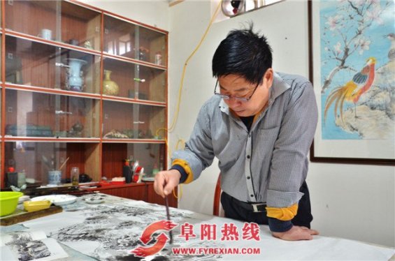 中国山水画著名画家张世明