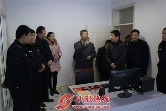 省综治办领导莅临太和税镇镇检查指导综治工作