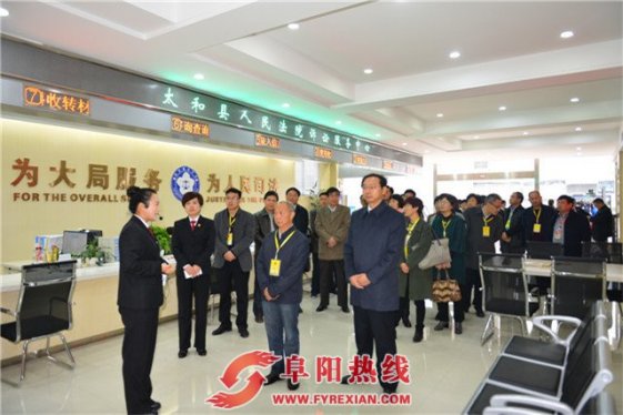 代表委员走进太和法院开展专项视察活动