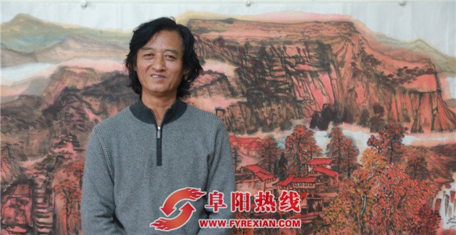 画家姚厚武做客太和文化艺术交流中心