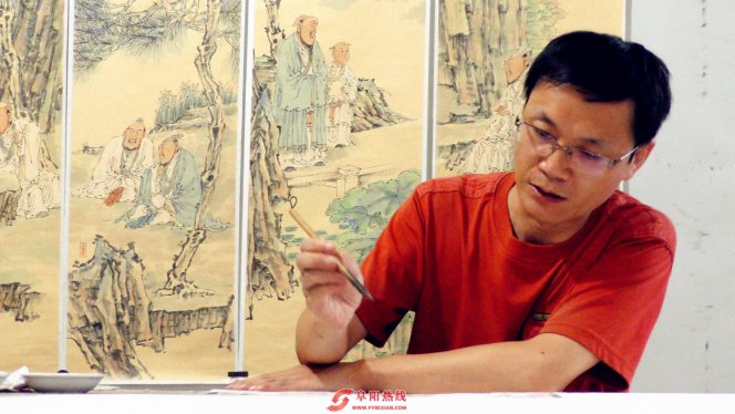 人物专访：由心造境  画家张积成