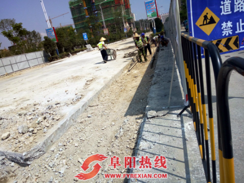 界首市多条道路施工同步进行