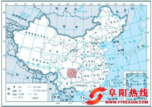 四川宜宾今日发生3次地震 最大震级4.8级(图)