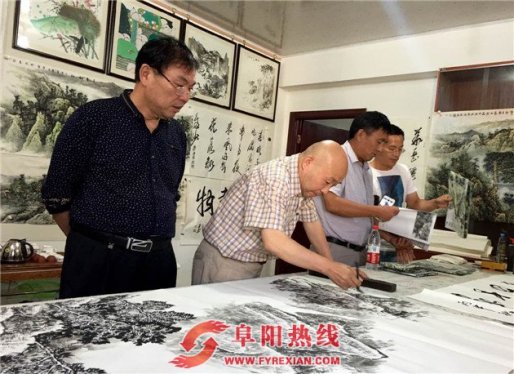 著名画家孙永康做客太和文化艺术交流中心